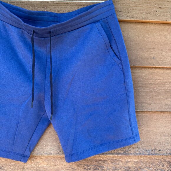 32 Degrees Cool Mens Navy Blue Sweat Shorts With Draw String Sorts Size XL - Picture 4 of 9